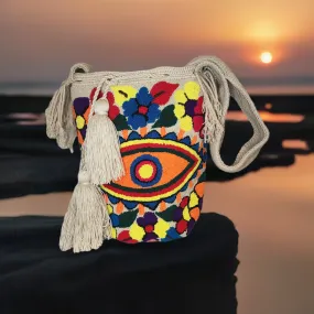 Molly Large Handmade Punch-needle Wayuu Mochila Bag