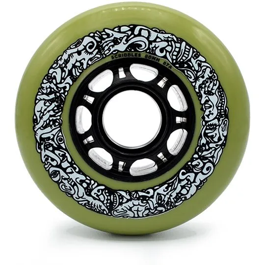 Mushroom Blading Scribbles 80mm/87a Wheels