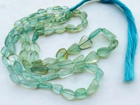 Natural Aquamarine (No Heat, No Treat) Smooth Nuggets Shape Beads