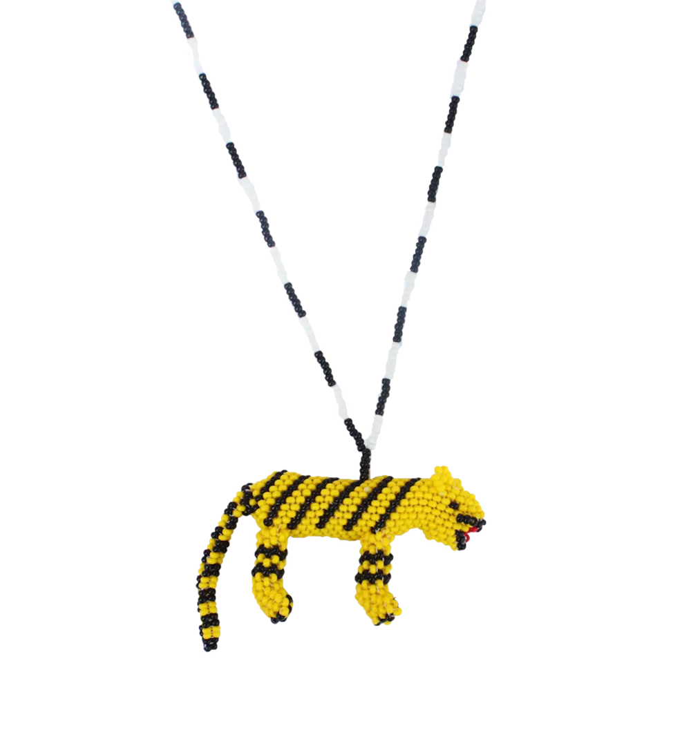 Pájara Pinta Yellow Totem Tiger Necklace