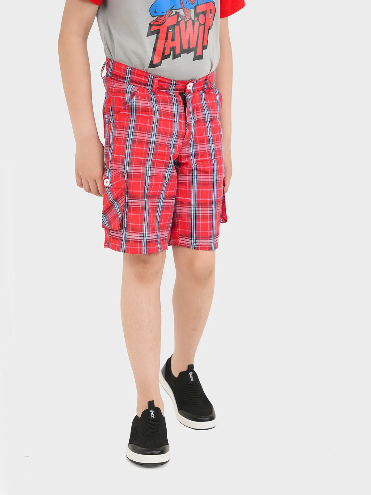 "DARNELL" Casual Checkered Shorts