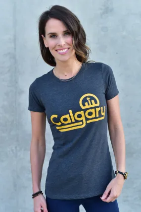 Retro Calgary T-shirt - Womens