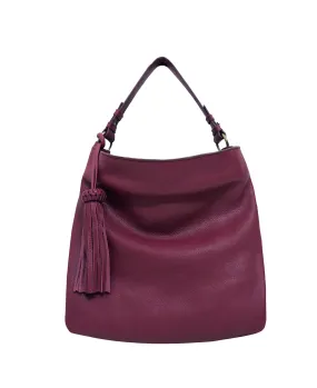 Shoulder Bag Bacalar Magenta Leather