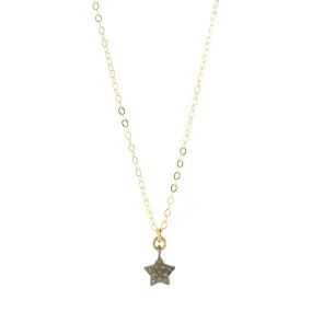 STAR PAV DIAMOND CHARM NECKLACE