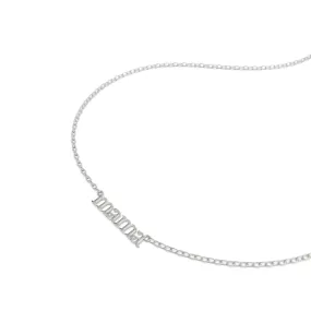 Sterling Silver Mama Necklace