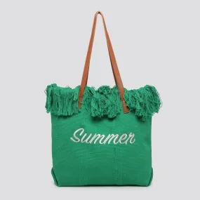 Summer Beach Bag - Green