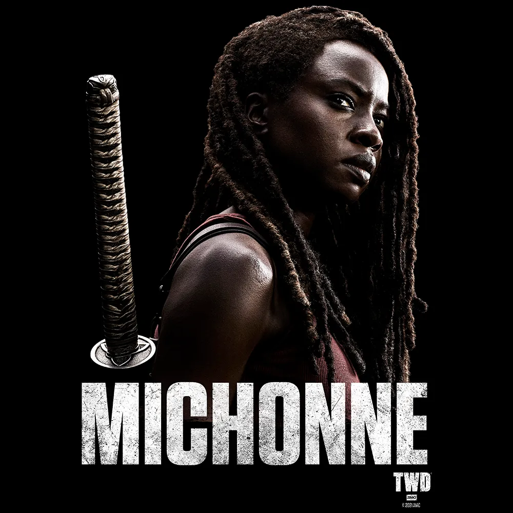 The Walking Dead Michonne Season 10 Adult Short Sleeve T-Shirt