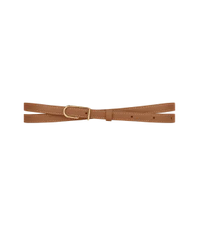 Thin Umi Belt - Textured Camel