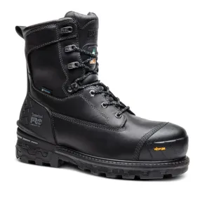 Timberland PRO Boondock HD Men's 8 WP Composite Toe Safety Boot With Vibram Arctic Grip TB0A29S7001 - Black