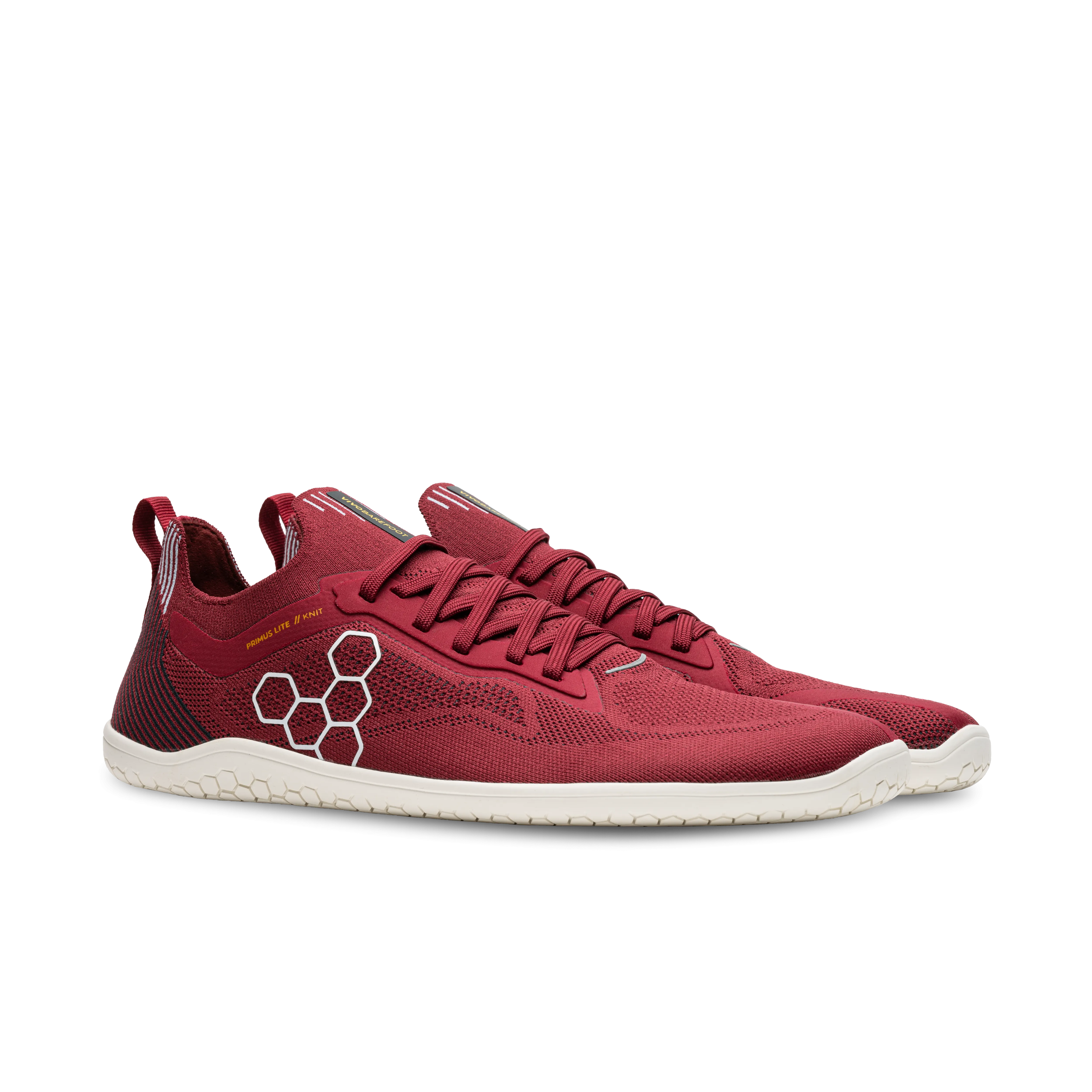 Vivobarefoot Primus Lite Knit Mens – Burgundy