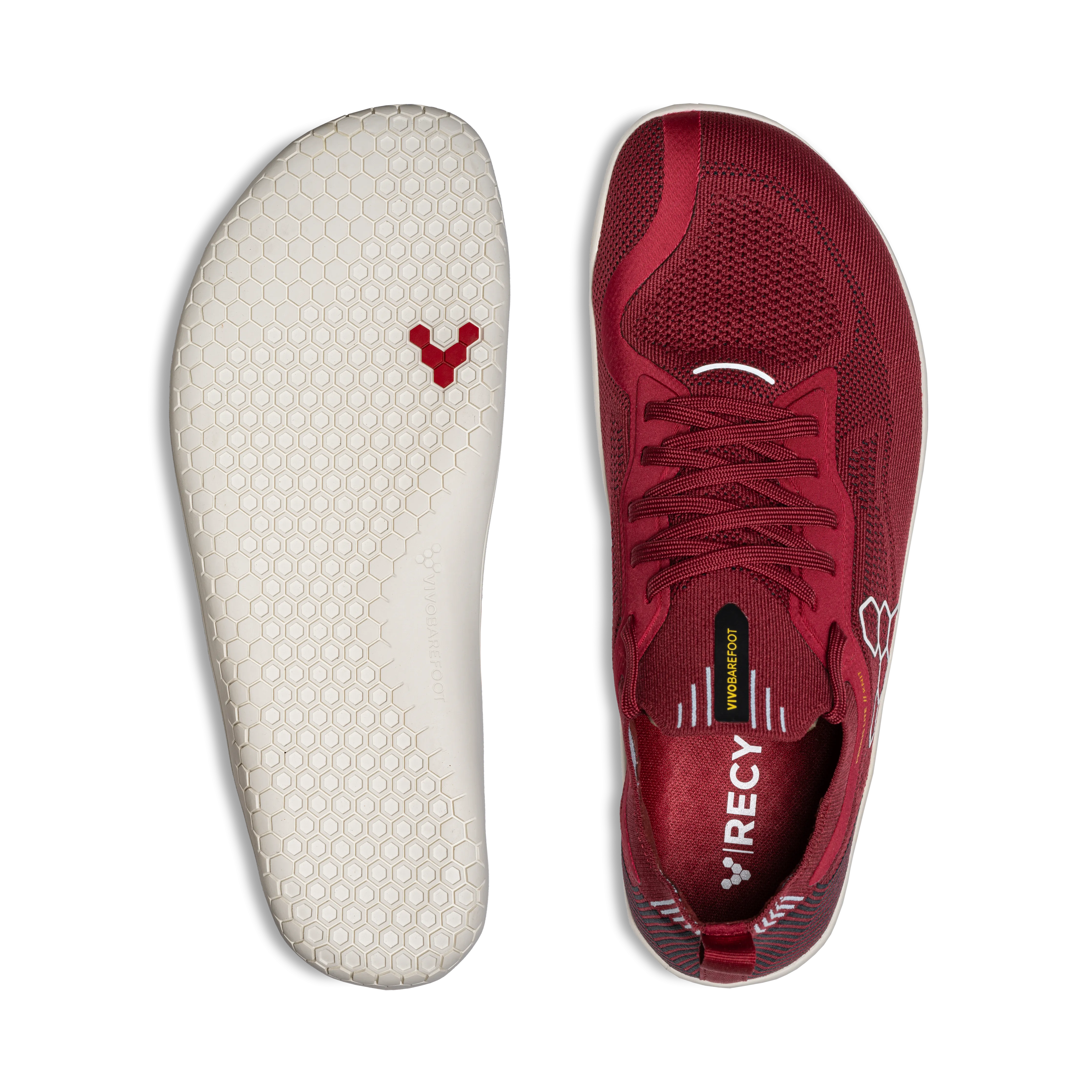 Vivobarefoot Primus Lite Knit Mens – Burgundy