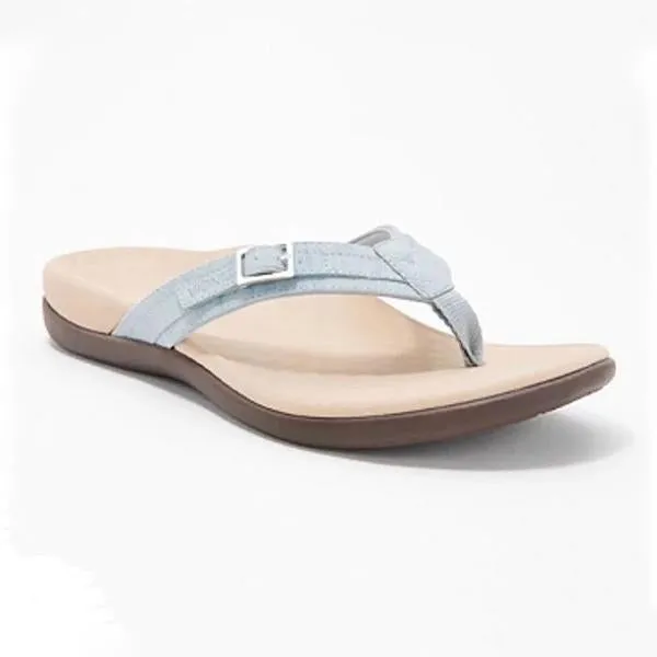 Women's Casual Simple Buckle Decorative Flip Flops 33833653C