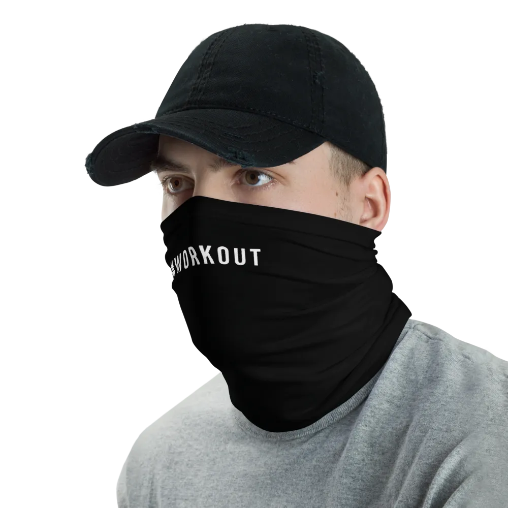 #WORKOUT Hashtag Neck Gaiter